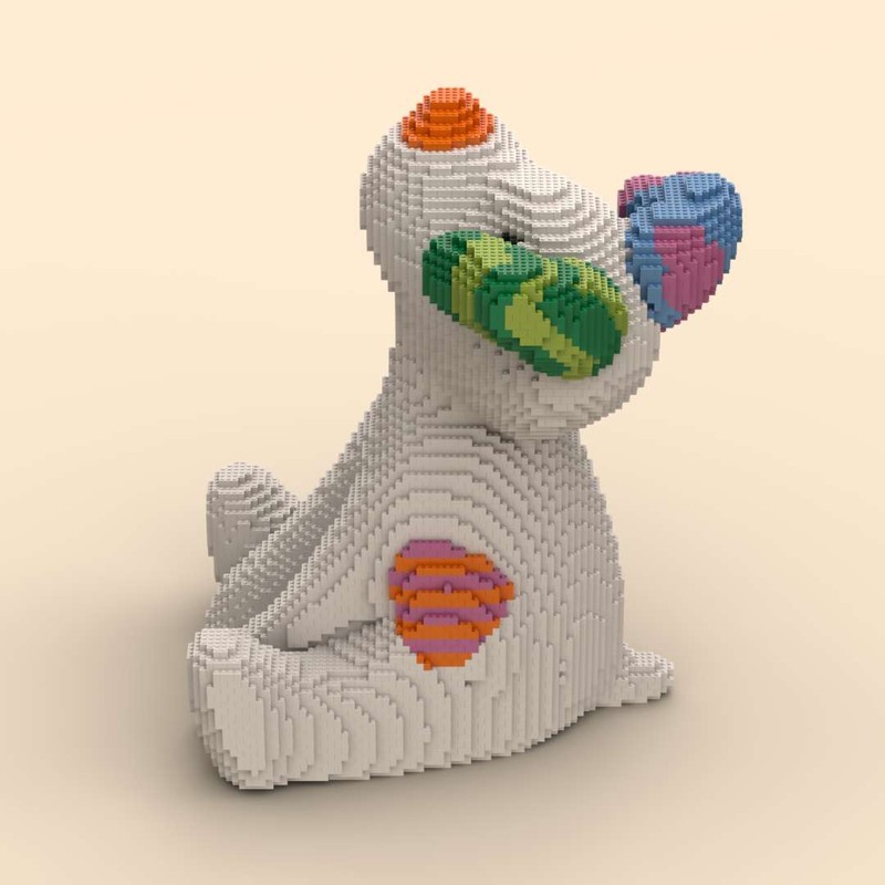 LEGO MOC-149420 The Snowdog by otterbournelego | Rebrickable - Build ...