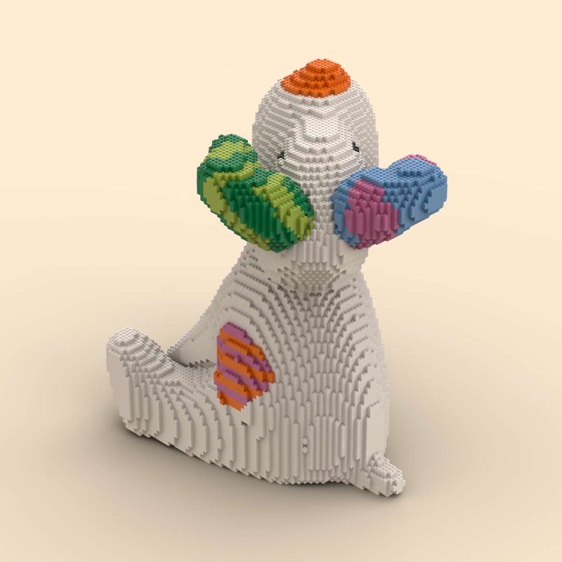 LEGO MOC The Snowdog by otterbournelego | Rebrickable - Build with LEGO