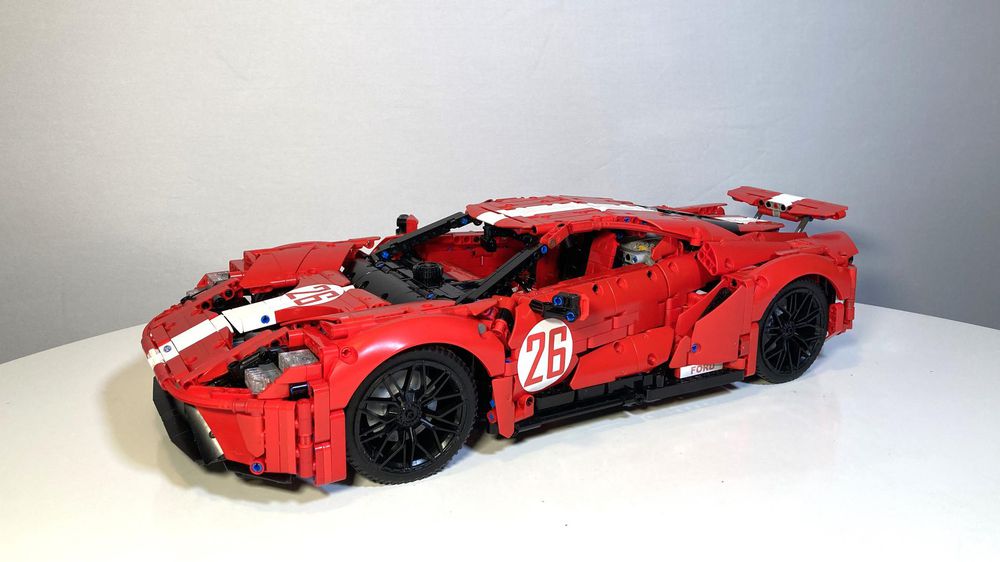 Lego Moc 1:8 Lego Technic Ford Gt By Lego__Bee | Rebrickable - Build With  Lego