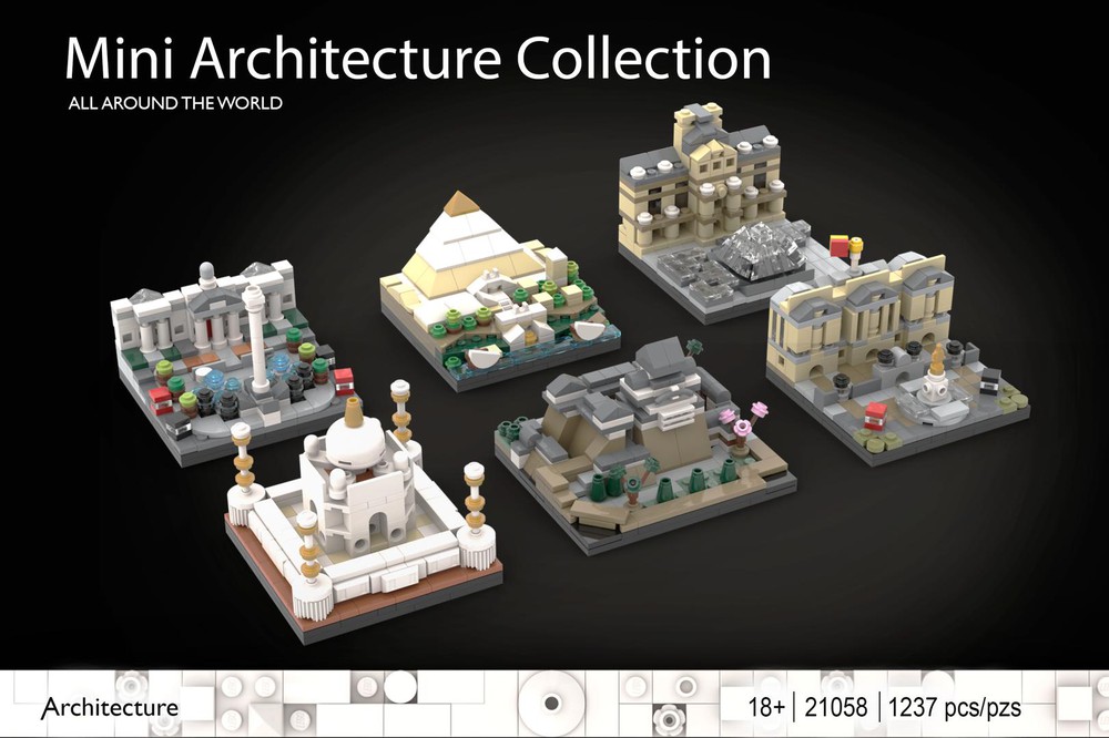 LEGO MOC Mini Architecture Collection - Part 1 by christromans | Rebrickable Build LEGO