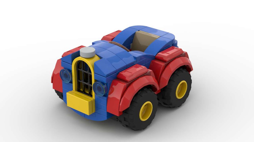 LEGO MOC Donald Ducks Car by Noggatogga | Rebrickable - Build with LEGO