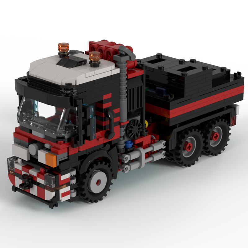 LEGO MOC 6x4 Mercedes-Benz Ballast Tractor Ver. 5 MST by HardytheDoggo | Rebrickable - LEGO
