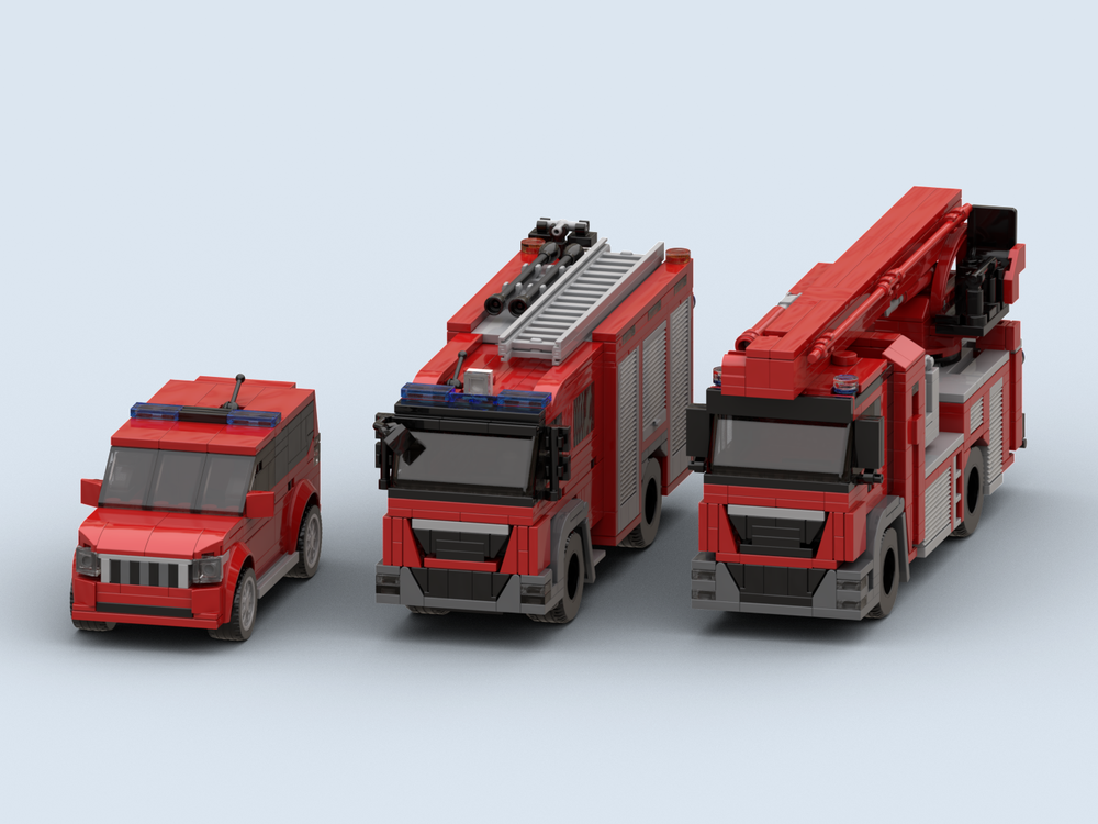 LEGO MOC Arnhem Fire Vehicles Pack by mausbricks Rebrickable