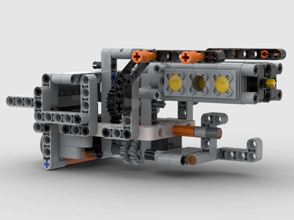 LEGO MOC Ford f-150 raptor b-model engine and transmission: 6 cylinder ...