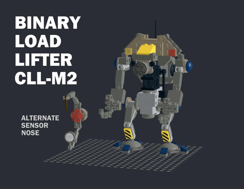 LEGO MOC Binary Load Lifter CLLM2 by KennoMonkey Rebrickable Build