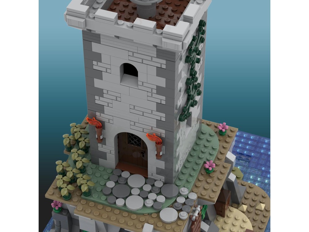 LEGO MOC Medieval island lighthouse by LucSoleBricks | Rebrickable ...