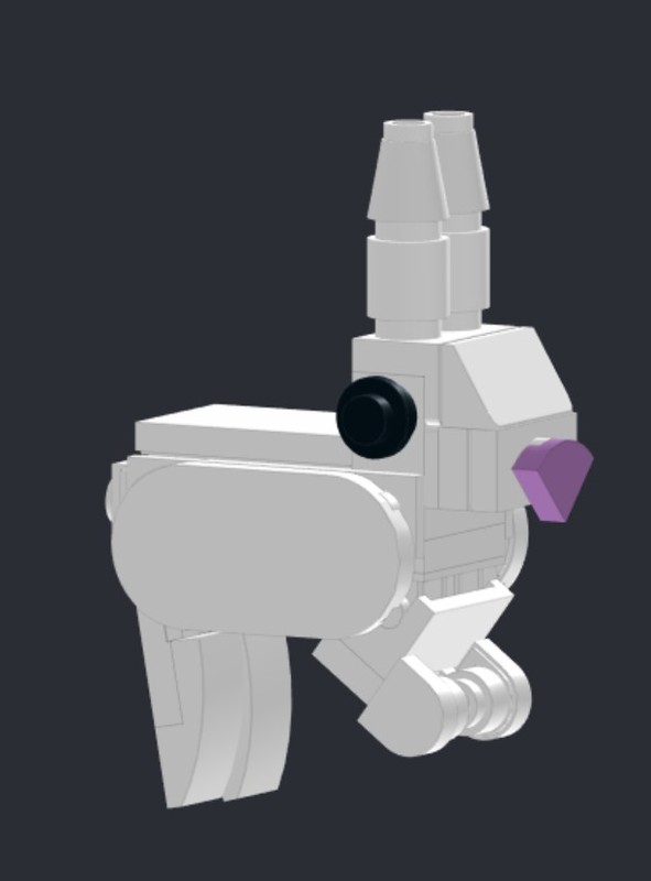 LEGO MOC Rabbit with tubular ears by Space_Steave | Rebrickable - Build ...