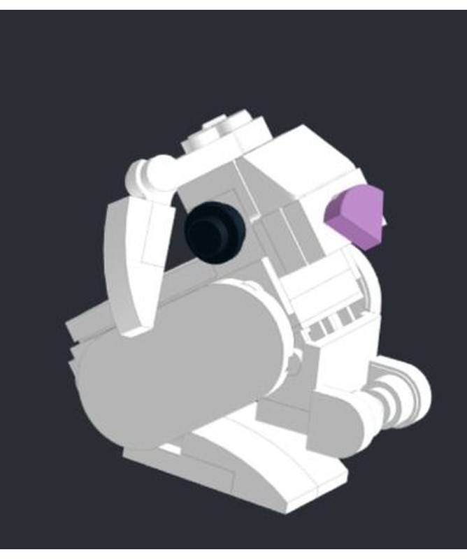 LEGO MOC Lop rabbit with shorter ears by Space_Steave | Rebrickable ...