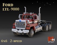 FORD LTL9000 6x6 Semi Truck  (1:17)