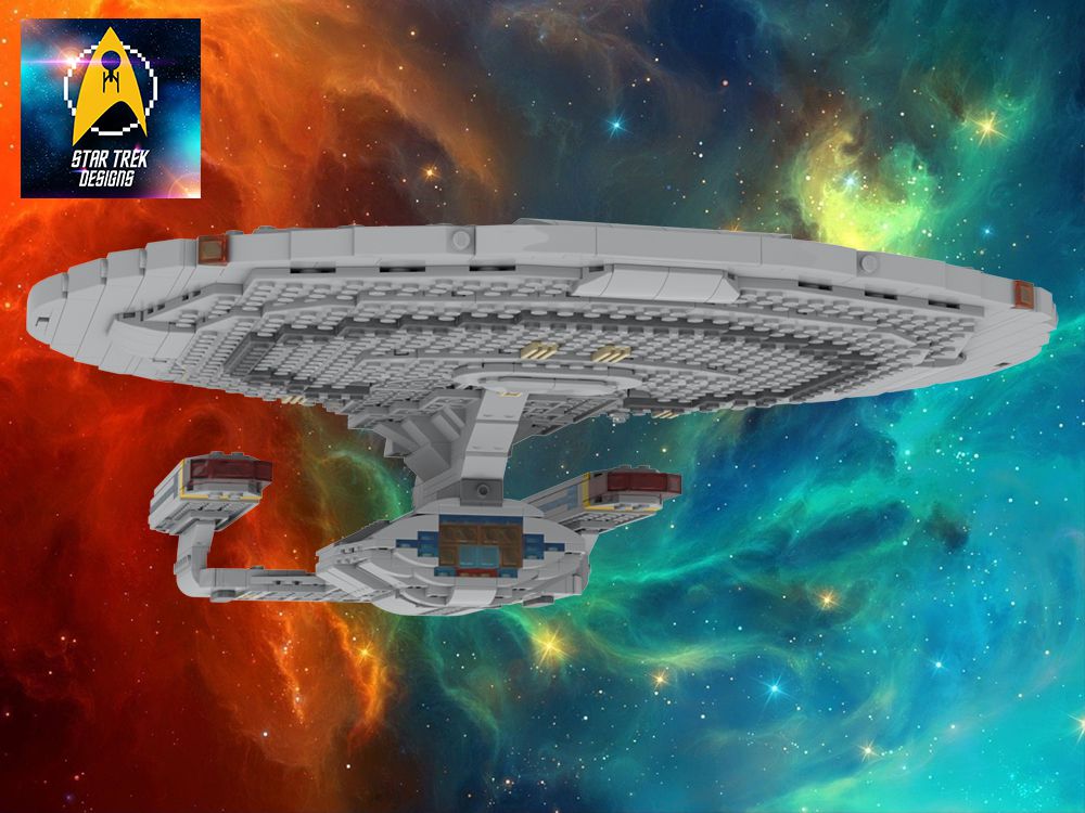 LEGO MOC USS Enterprise NCC-1701-A (Kelvin Timeline) by DeansBrickDesigns