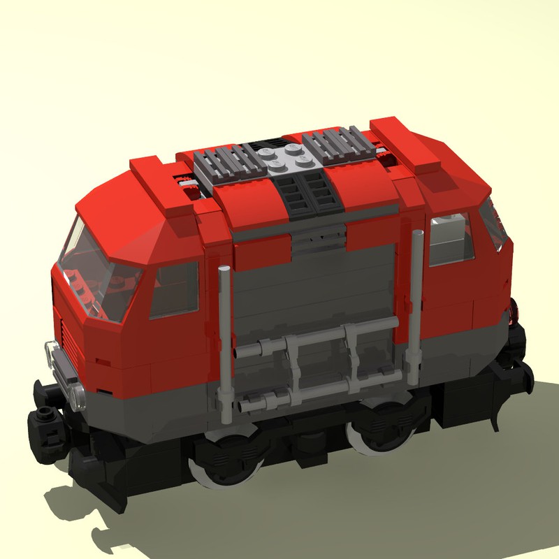 LEGO MOC Mini Cargo Train (red) by Basti2 | Rebrickable - Build with LEGO