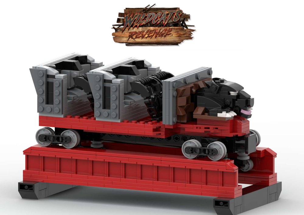 Lego custom best sale roller coaster