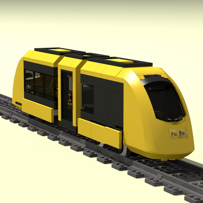 LEGO MOC-150023 Main Square Tram by Basti2 | Rebrickable - Build with LEGO