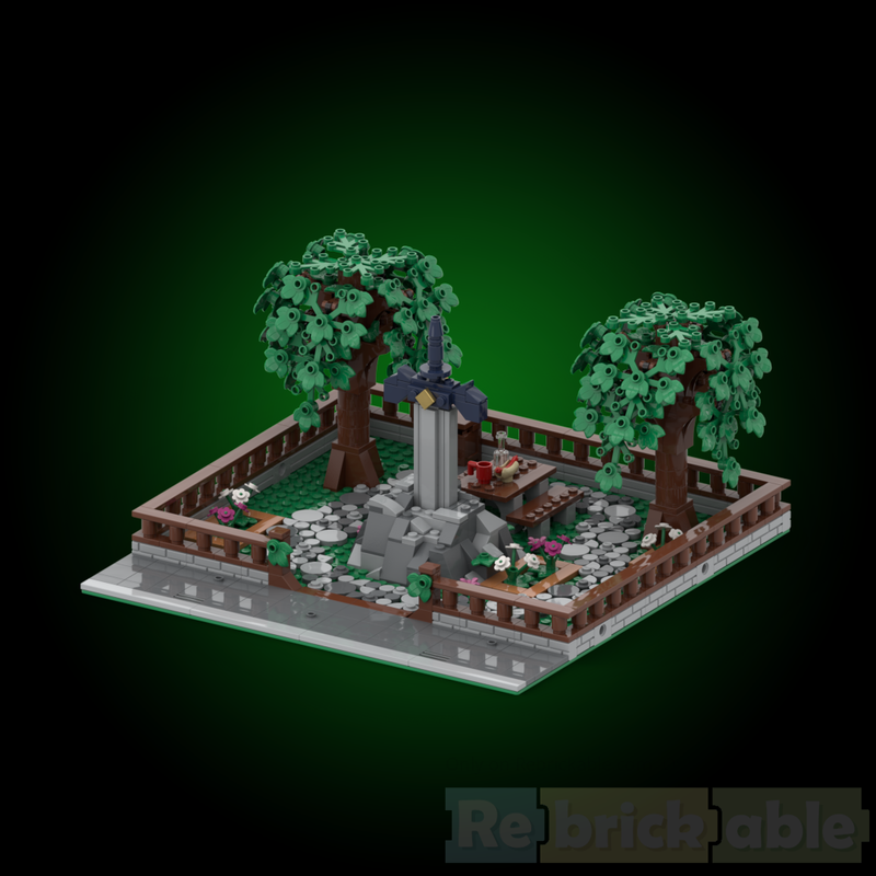 LEGO MOC-150055 Stone sword park by LucSoleBricks | Rebrickable - Build ...