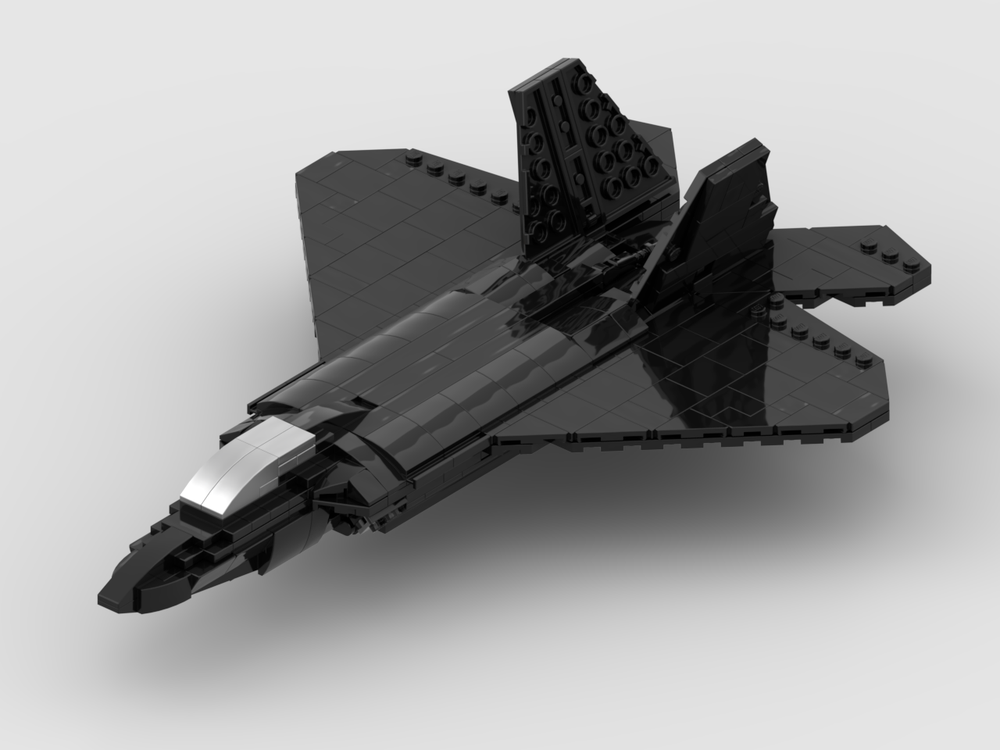 LEGO MOC F-22 Shadow Raptor Mini-Scale by Brickosaurus | Rebrickable ...