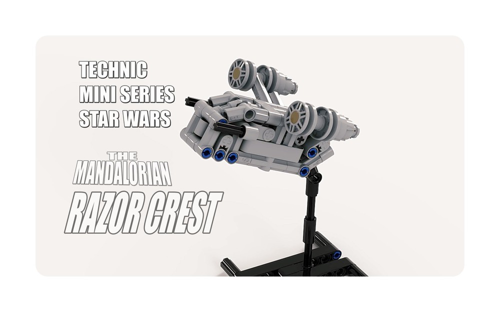 LEGO MOC-150064 TECHNIC mini RAZOR CREST by pins_n_liftarms ...