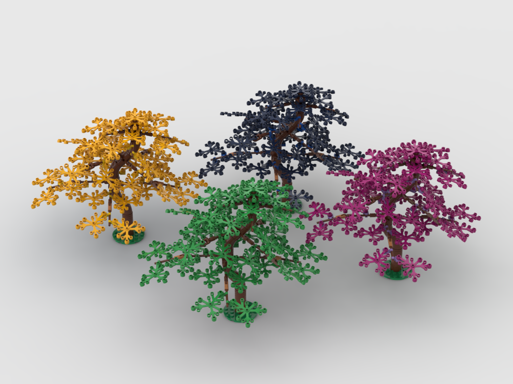 LEGO MOC Colorful Trees #2 by gabizon