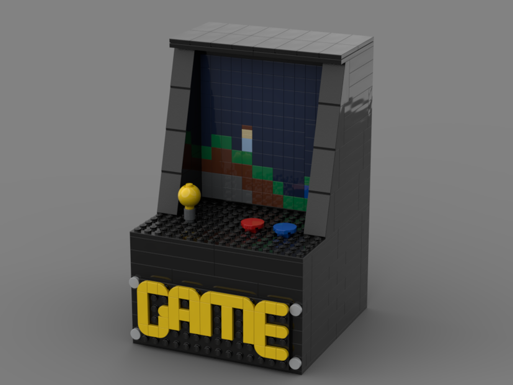 LEGO MOC Arcade Machine by BrickKnat | Rebrickable - Build with LEGO