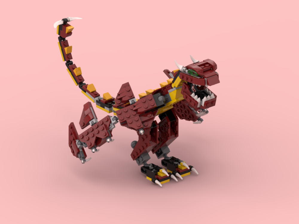 LEGO MOC mega dragon 4 to 1 31073 by Arthdino | Rebrickable - Build ...