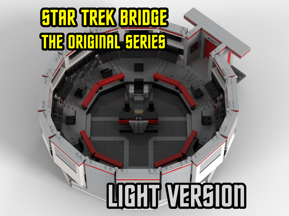 LEGO MOC Star Trek Bridge | Light Version | from the Original series by ...