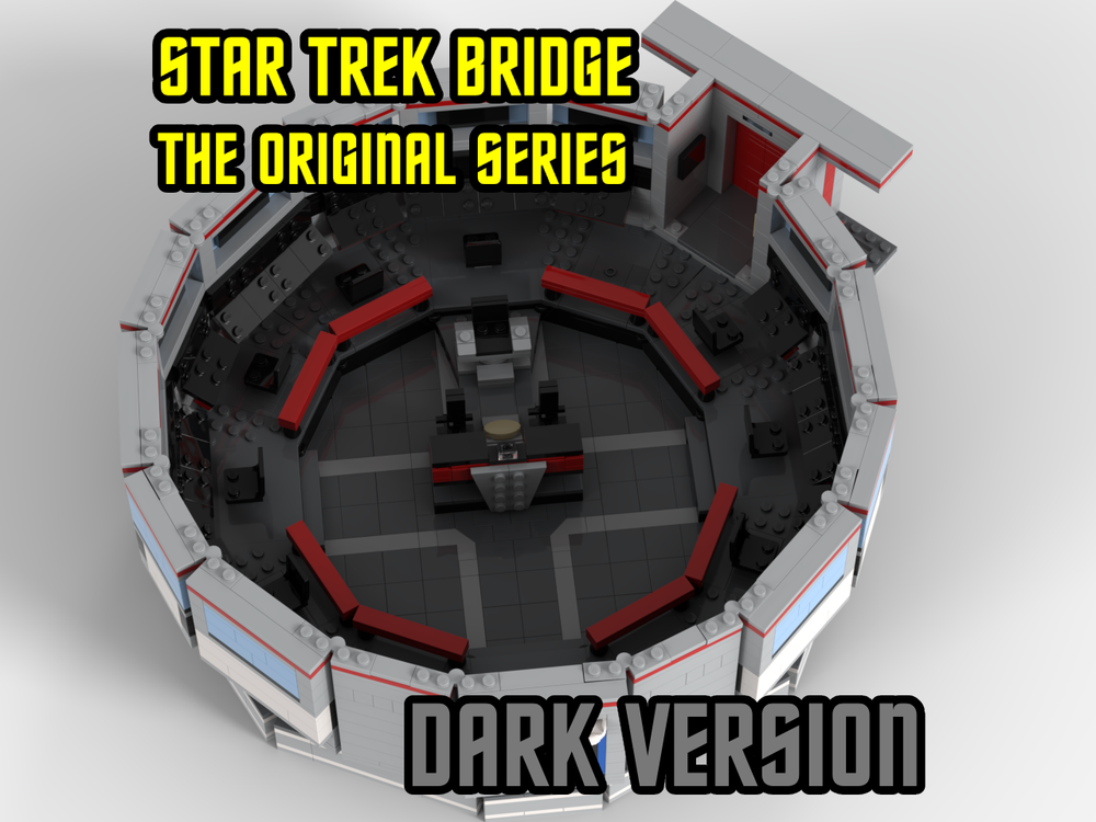 LEGO MOC Star Trek Bridge | Dark Version | from the Original series by ...