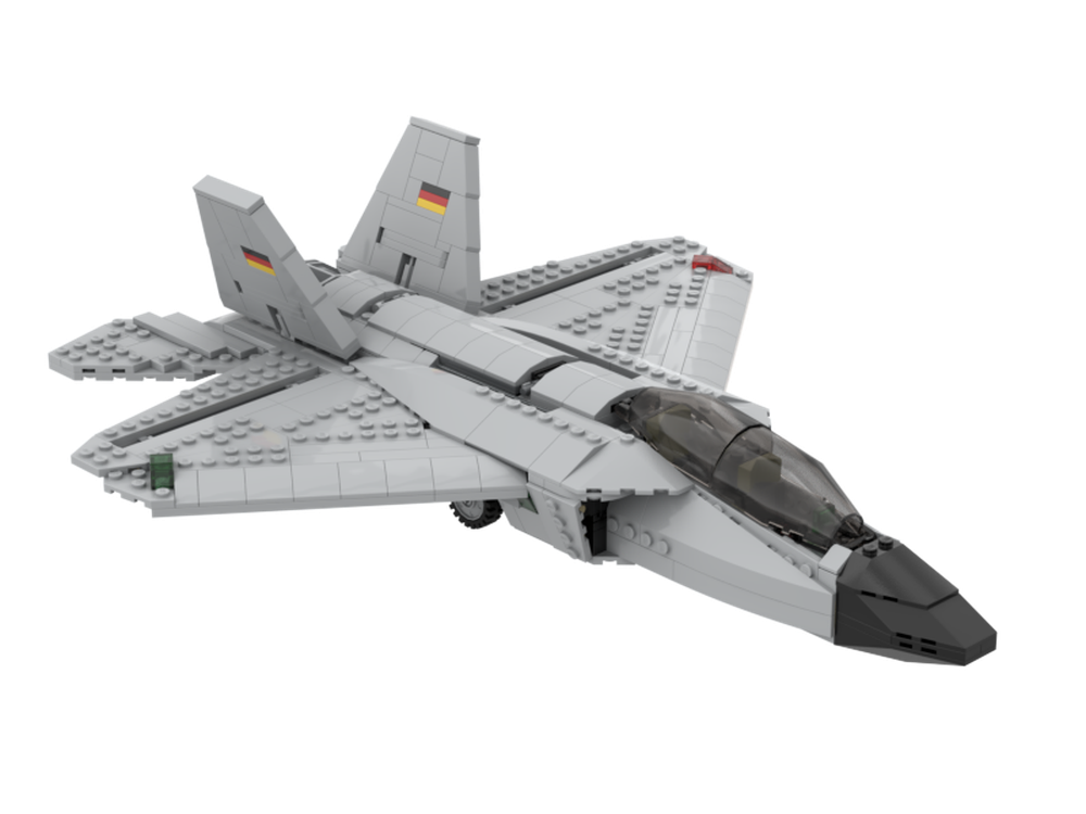 LEGO MOC-150307 Desert-camo Power Jet by Jakob_ | Rebrickable - Build ...