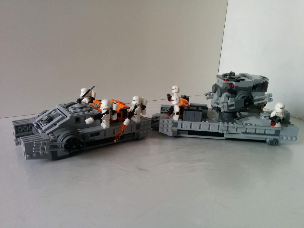 LEGO MOC Imperial Assault Hovertank Trailer by gdgourou | Rebrickable ...