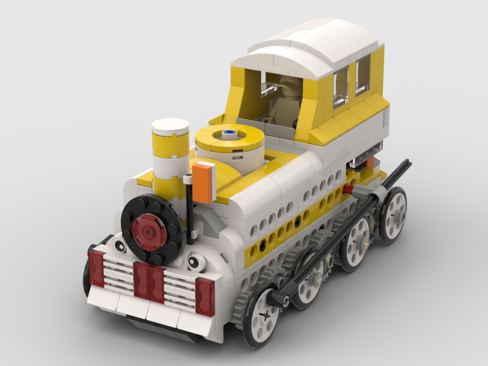LEGO MOC Train (Adjustment speed) by Build Brick | Rebrickable - Build ...