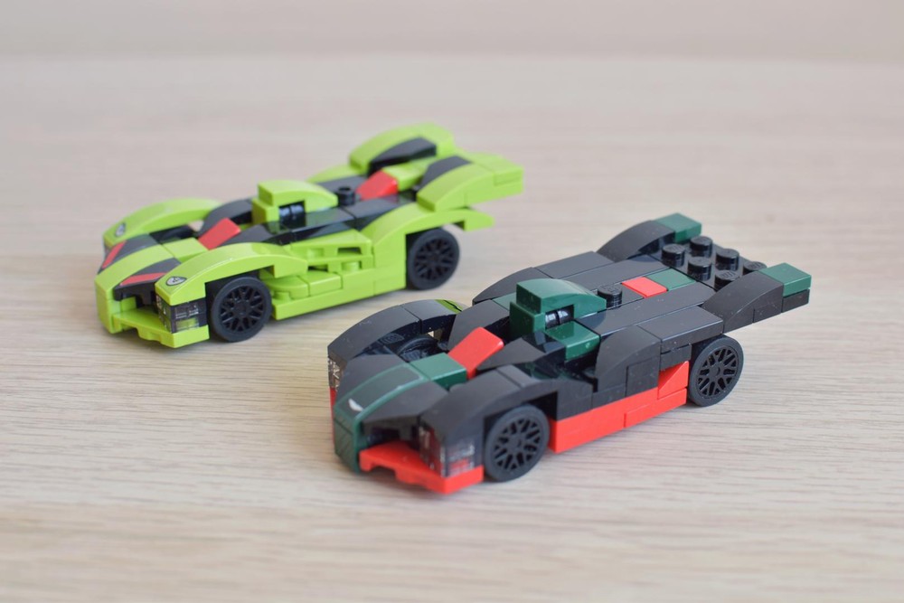 LEGO MOC-150425 2 Retro Prototype Racing cars from 2x 30434 by SomeDude ...