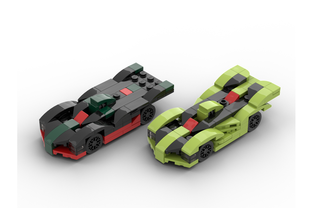 LEGO MOC 2 Retro Prototype Racing cars from 2x 30434 by SomeDude ...