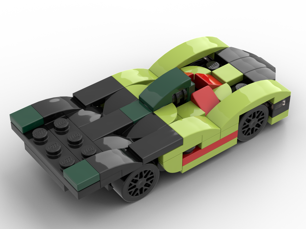 LEGO MOC Retro Prototype Race Car 30434 by SomeDude | Rebrickable ...