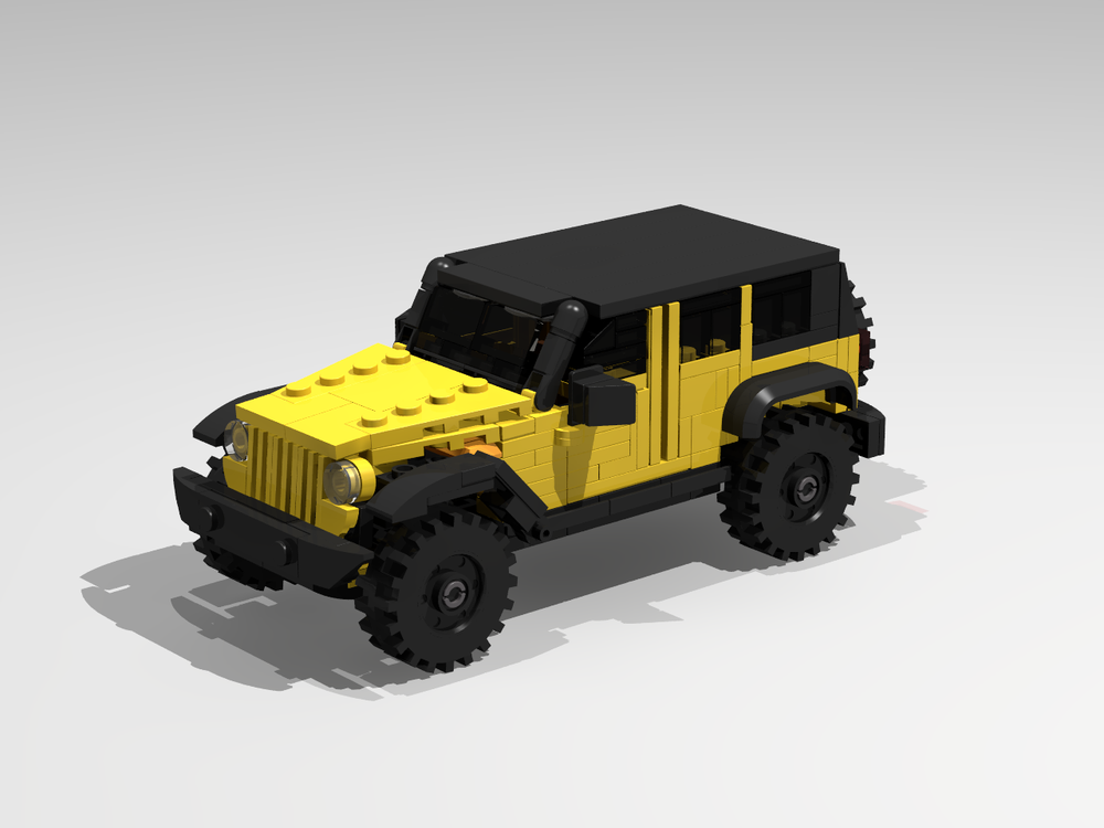 LEGO MOC Jeep Wrangler 4-door by DinhTuanKiet | Rebrickable - Build ...