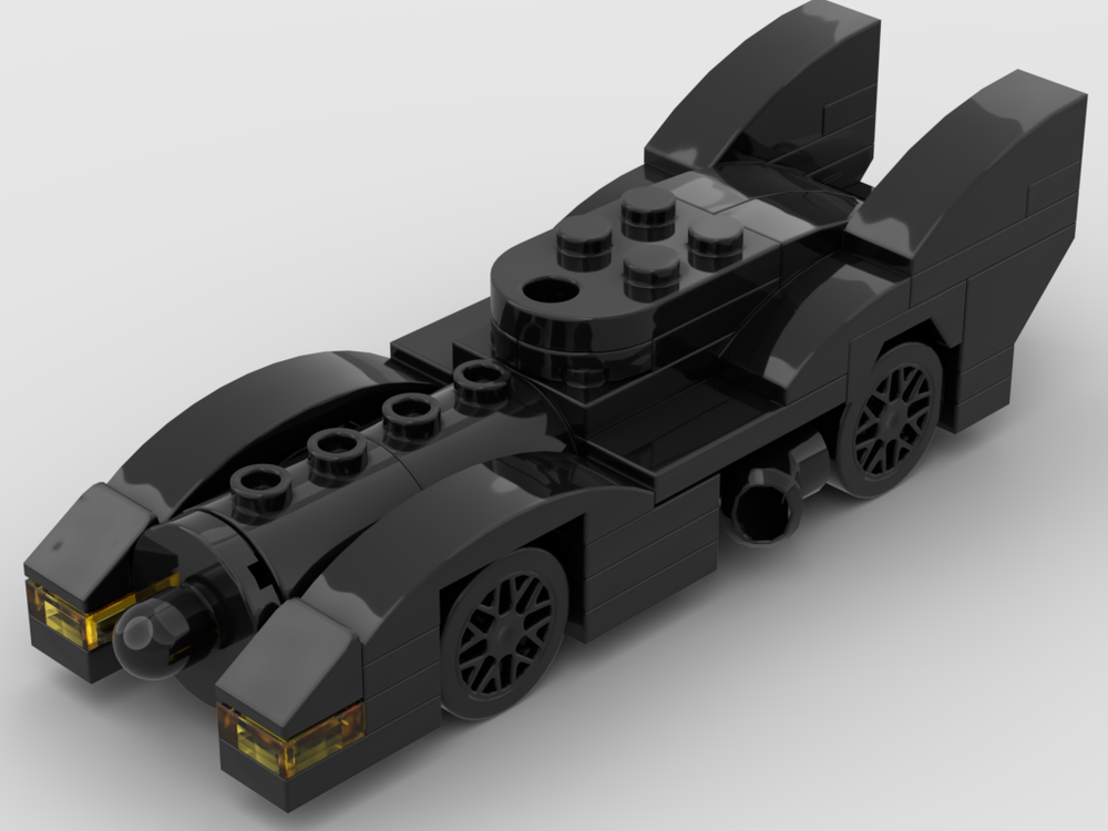 LEGO MOC Micro 1989 Batmobile (2022) by pomx