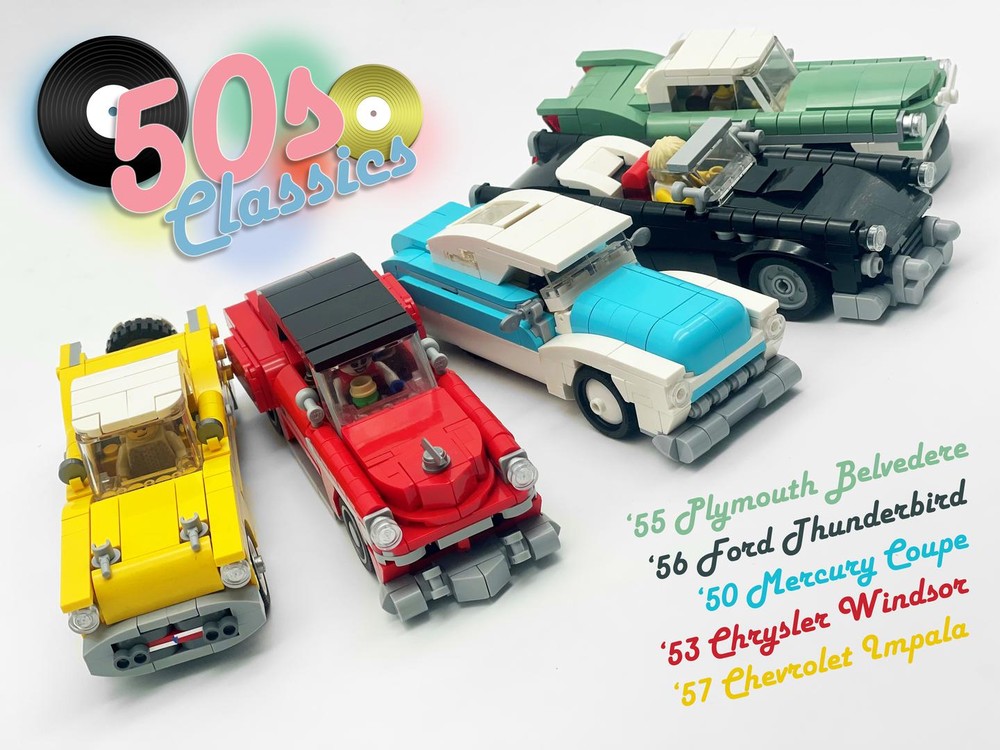 LEGO MOC 50s Classics Vehicle Pack by IBrickedItUp | Rebrickable ...