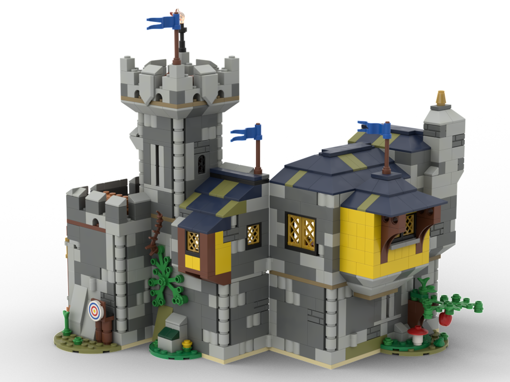 Lego Moc Outpost Castle - Alternate Build 1x31120 By Graeymaelkyn 