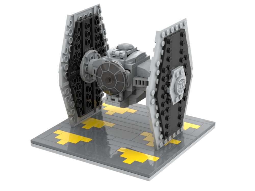 LEGO MOC TIE Fighter based on 75251 by Xenonitis Rebrickable