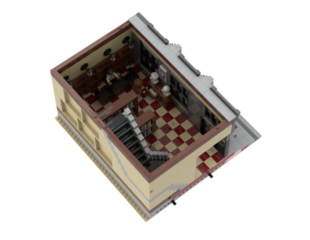 LEGO MOC-150798 MB11 - Library by Labronco Brick Designs | Rebrickable ...