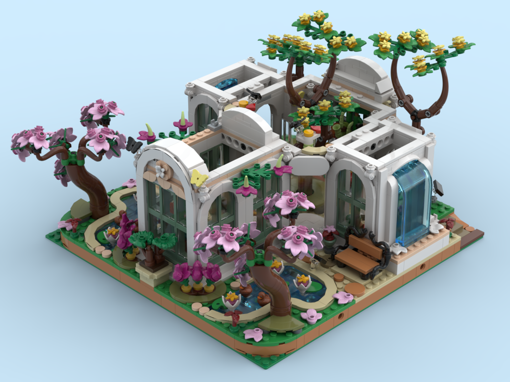 Creator Expert MOC Botanical Garden Building Blocks Toy