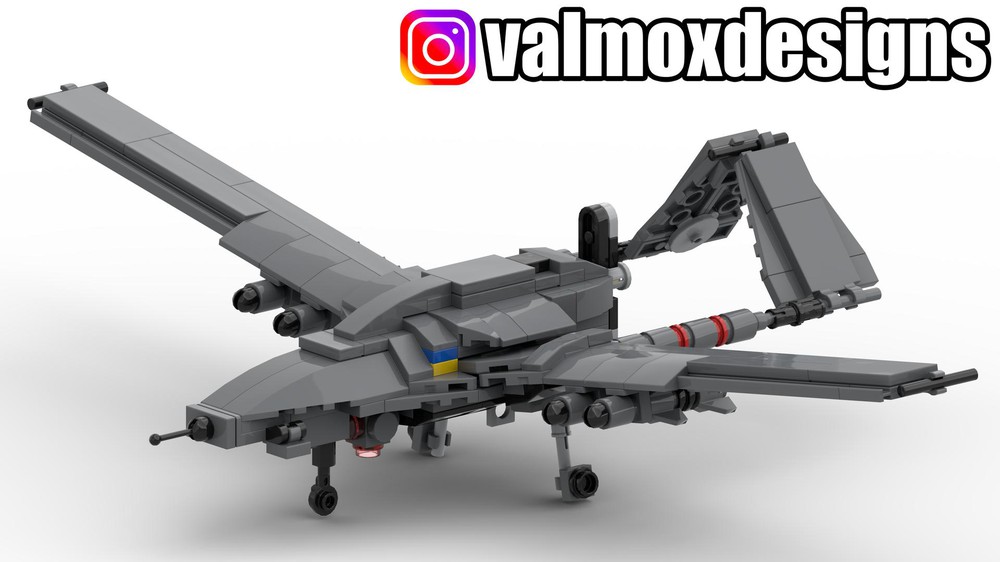 LEGO MOC Bayraktar TB2 by VALMOX | Rebrickable - Build with LEGO