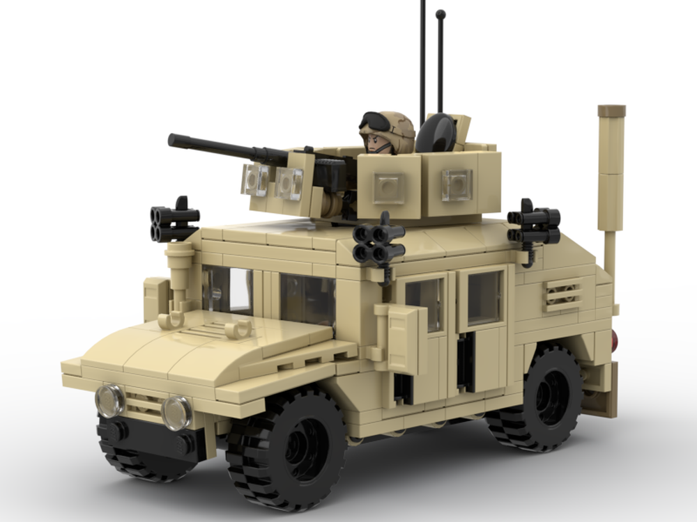 LEGO MOC HMMWV M1114 by gunsofbrickston | Rebrickable - Build with LEGO