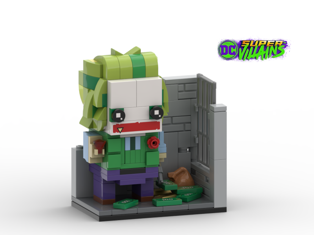 periskop Moralsk Gutter LEGO MOC DC Super Villains - Joker - Brickheadz by EdgarGuacs | Rebrickable  - Build with LEGO