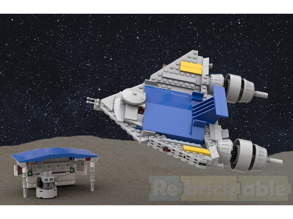 LEGO MOC-151005 Galaxy Commander (6980 Remake) from 2x 10497