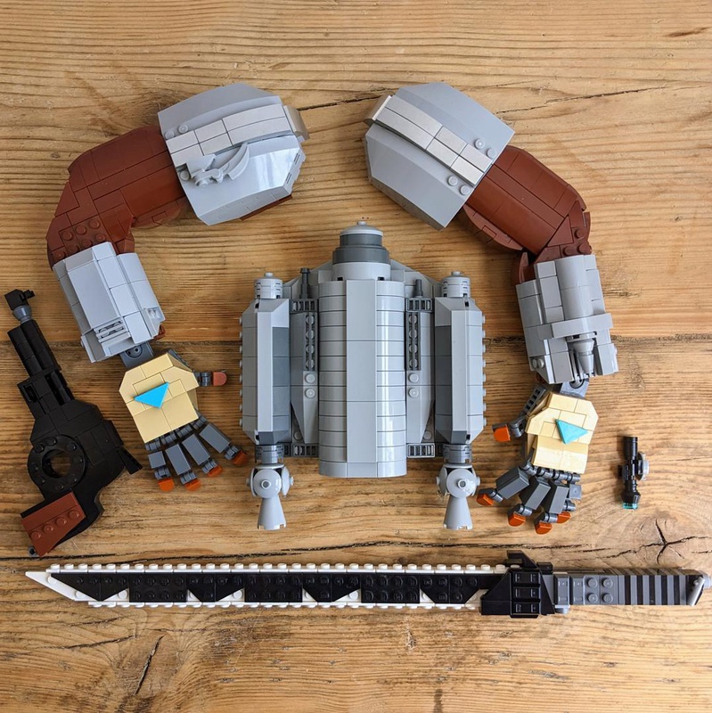 LEGO MOC Lego Mandalorian Bust Accessories by glenn_tanner55