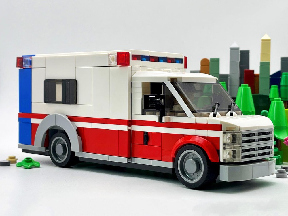 LEGO MOC Ambulance | Rebrickable - Build with LEGO