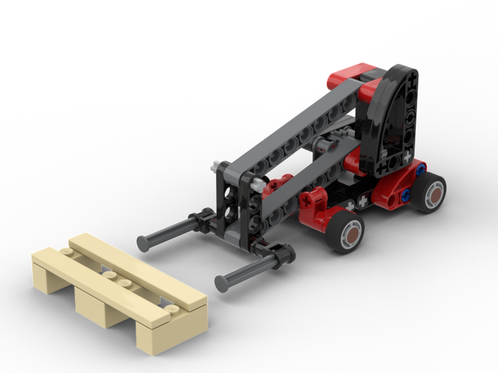 LEGO MOC-151243 30655 - Telehandler with Pallet by hoppepe ...