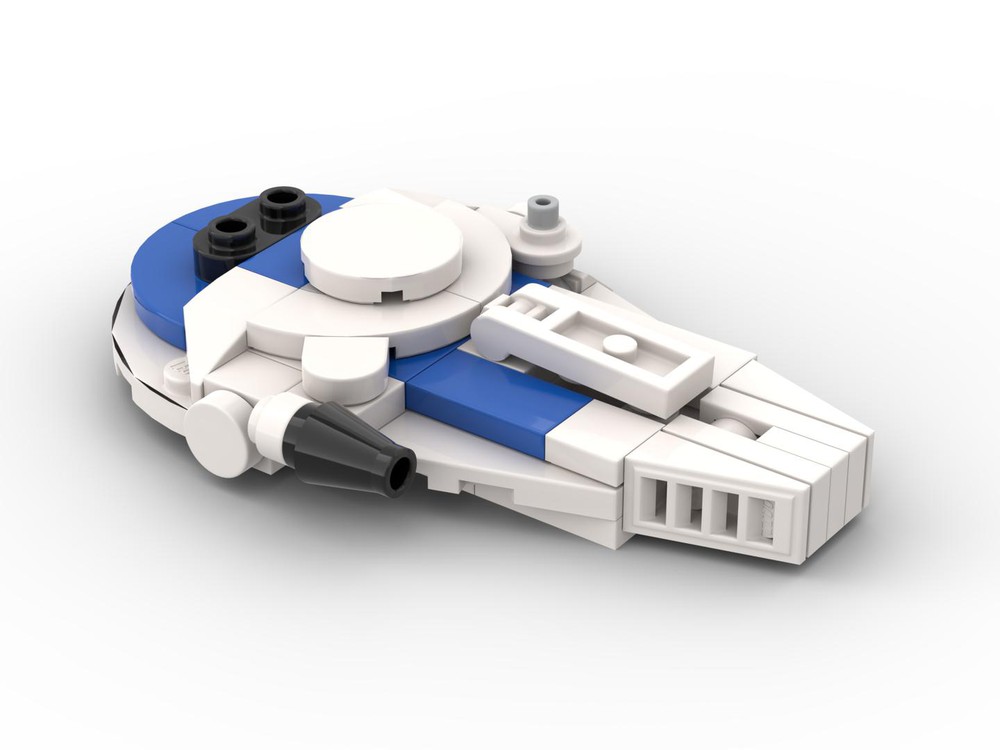 LEGO MOC Micro Scale Kessel Run Millenium Falcon (1 stud = 4.2 m) by ...