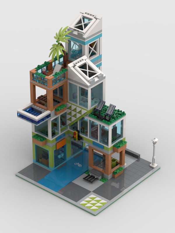  LEGO 60365 City Apartment Building, Modular Building
