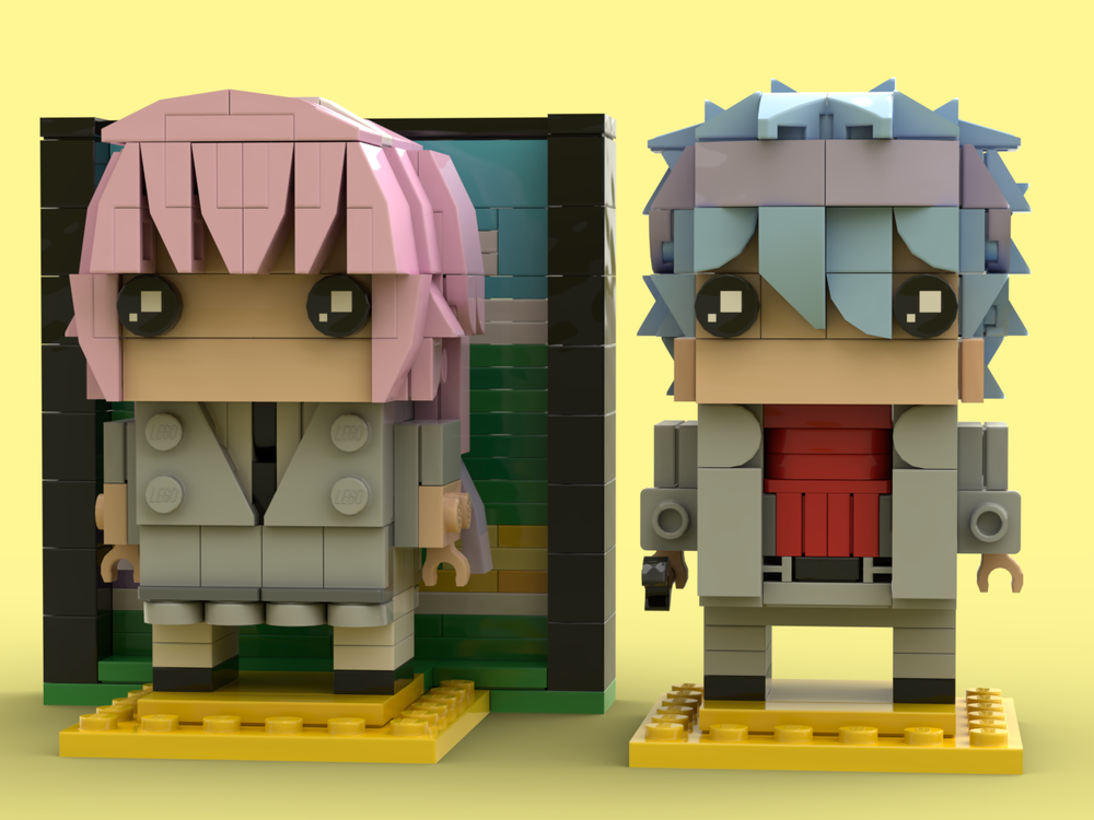 LEGO MOC Ritsu & Itona - Assassination Classroom BrickHeadz by ...