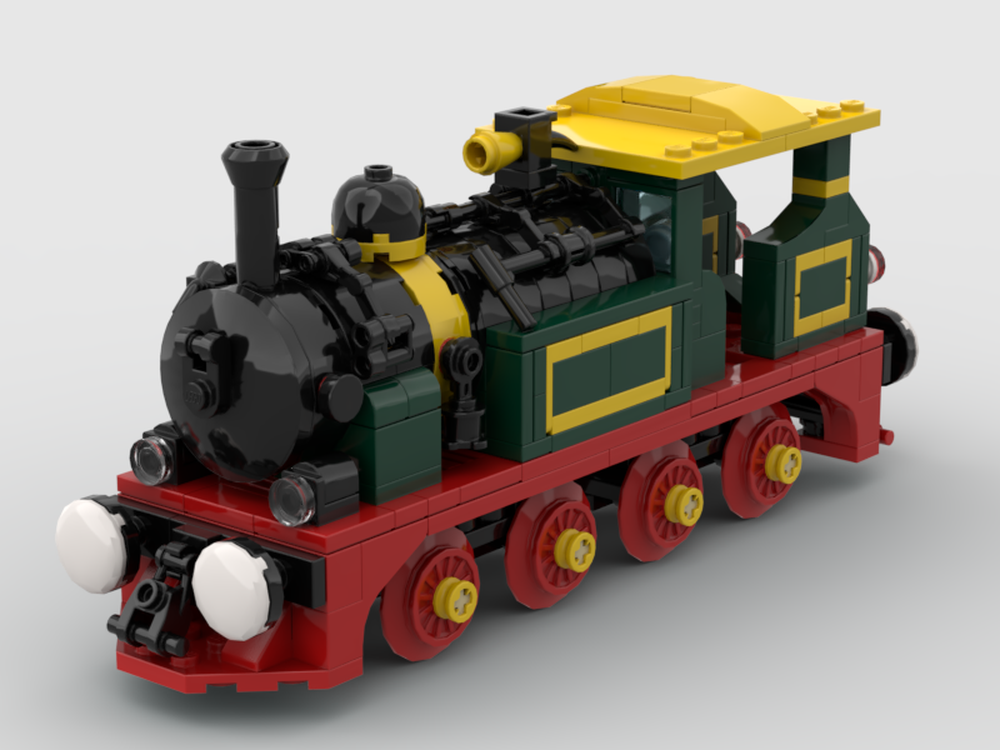 Lego Moc Steam Locomotive By Symbioza 