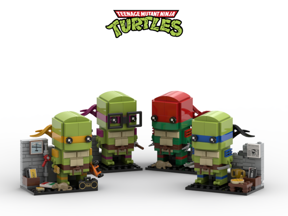 Moc Lego Teenage Mutant Ninja Turtles : Choose your favorite turtle ! -  Gangeek Style